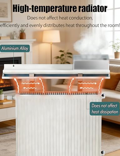 Porte-serviettes radiateur sans perçage isolant thermique - 5