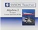 Teacher DVD (Saxon Homeschool Algebra 2, 4th Edition)