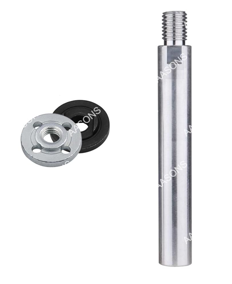 AASONS 140mm Rod & Ab Washer Set M10 Extension For Angle Grinder Converter Connecting Rod Adaptor Shaft, Universal Fit For 4” (100mm) Grinding Machine Sanding, Polishing, Grinding, Cutting, Etc-image-39