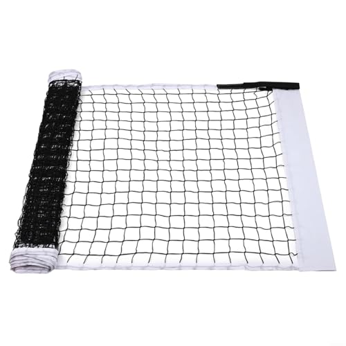 GANCEI Red de pickleball de tamaño estándar de 22 x 3 pies, malla de nailon resistente con correas de tensión para jugar al aire libre e interior de tenis, bádminton y voleibol