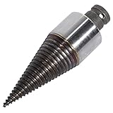 LF&LQEW 1pc HOT-32mm 1/2 Inch Square Driver Firewood Splitter Machine Drill Wood Cone Reamer Punch Driver Step Drill Bit Split Tool (Color : Black)