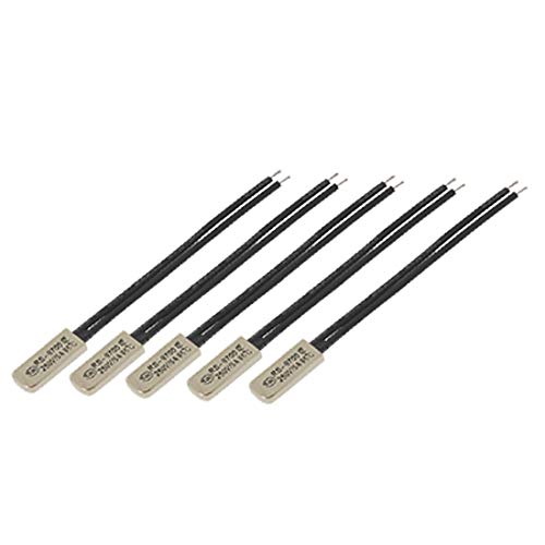 New Lon0167 5 Pcs RS-9700 95C 203F N.C Thermostat Temperature Switch Bimetal Disc 250V 5A(5 Stücke RS-9700 95C 203F N.C Thermostat Temperaturschalter Bimetallscheibe 220 V 5A