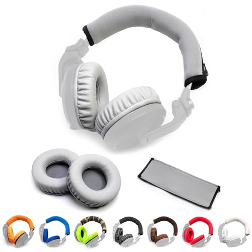 Voarmaks ����\�t�g�v���e�C�����U�[�C���[�p�b�h&�w�b�h�o���h�N�b�V�����J�o�[�����p�L�b�g Pioneer HDJ-X5 X5BT HDJ-X7 X7BT HDJ-X10 DJ�w�b�h�Z�b�g�w�b�h�z���A�������[�t�H�[���[�U�t��(GreyKits)