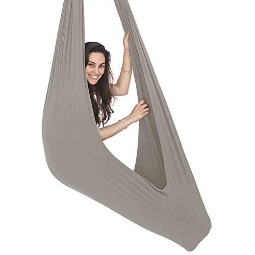 QHY Swing de Terapia Columpio para Niños Exterior con Forma De Árbol Columpio Interior Columpio De Terapia Interior para Niños Niño con Hamaca Columpio De Tela De Seda Elástica para Yoga Cover