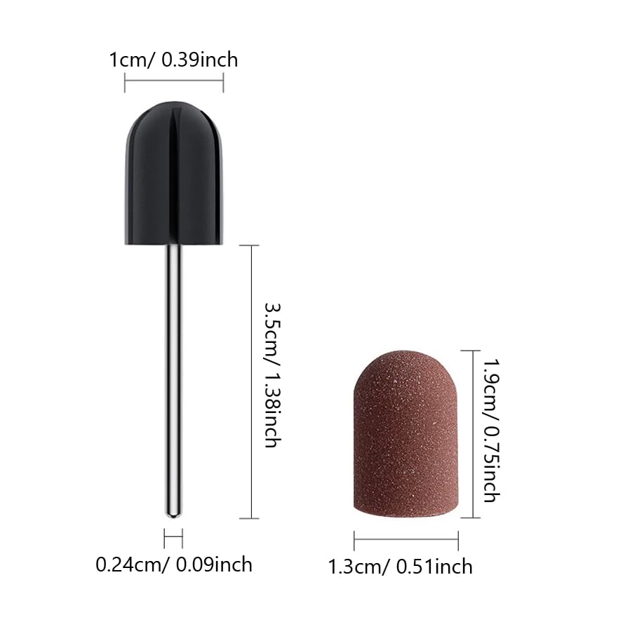 Nail Sanding Caps, Nail Art Sanding Caps Set - Image 4