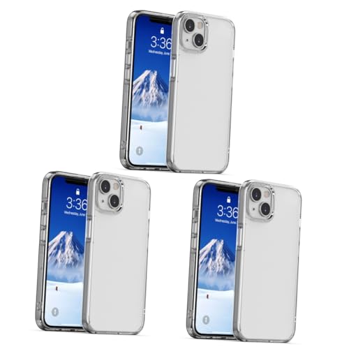 3 Coques UPKOCH Anti-Chocs Mat et Élégant Semi-Transparent Compatible Charge sans Fil