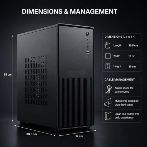 Image of lavya Core i5 Desktop Computer PC CPU | Core i5-4GEN (4590-Processor, 3.70 GHz) 8 GB RAM | 128 GB SSD /RGB Keyboard+Mouse /20 Monitor /WiFi | HDMI | USB 3.0| Windows 10 Pro & Office 21 /2 Year Warranty