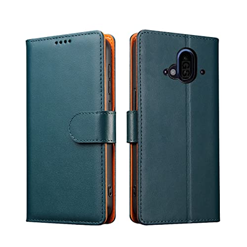 Boukkin For らくらくスマートフォン F-52B ケース 手帳型 スマホケース カードポケット付き財布型 高級PU合皮 サイドマグネット ストラップホール付き スタンド機能 落下防止 耐衝撃 全面保護 らくらくスマートフォン F-52B ケース 手帳型