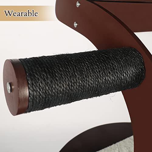 Ltmeuty Modern Wood Cat Tree - 62 In Cat Tower With Multi-Layer Platform, Tall Cat Play Houses With Cat Scratching Posts, Hammock, Climbers, Sturdy Large Cat Tree For Indoor Cats, Cat Condo Furniture #TOP4