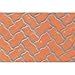 PATTERNED PLASTIC SHEET 2-PACK -- INTERLOCKING PAVING 7-1/2 X 12