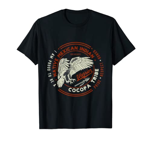 Cocopa tribo nativo mexicano índio orgulhoso respeito t-shirt, Preto, S