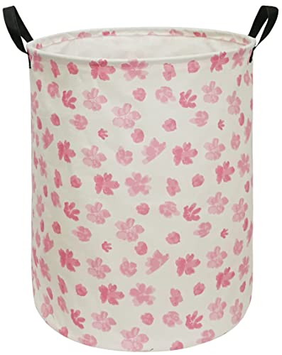 Image of Collapsible Kids Laundry Basket Clothes Hamper, Foldable Storage Organizer Bin, Toy Clothes Storage with Handles for Boys Girls Bedroom, Room Decor