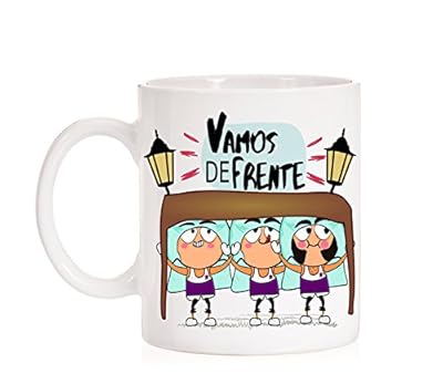 Taza Vamos de Frente. Taza Semana Santa Divertida de Regalo costalero o para los Amantes de la Semana Santa. Nazarenos, penitentes, capillitas. | Ya disponible en tu tienda friki favorita! En mundofriki.es!