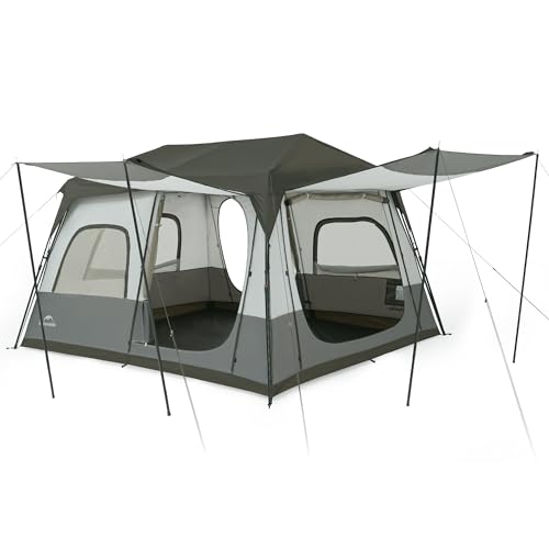 Naturehike Instant Camping Tent - Cape 4/6/8 Persons, Park Tent, Easy Set up, Waterproof UV Protection Instant Tent for Outdoor Adventures by Naturehike - Used condition - Image 2
