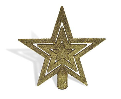 Estrella para el árbol de Navidad, Estrella para el árbol, Estrella para el árbol de Navidad, Estrella Brillante (Dorado Brillante) Cover
