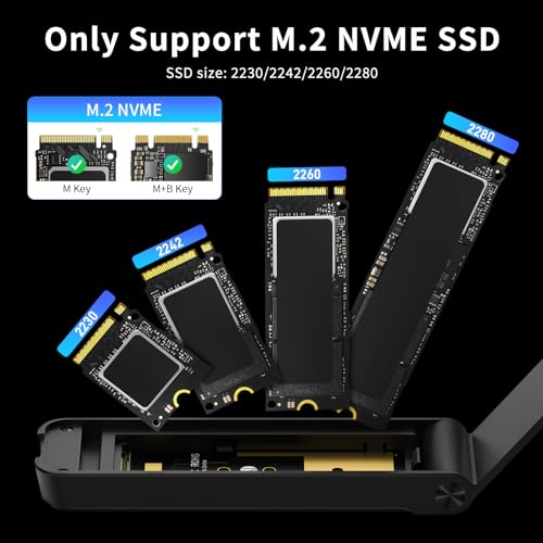 FIDECO M.2 NVMe SATA SSD Cloner Dock and M.2 NVMe SSD Enclosure miniatura 7
