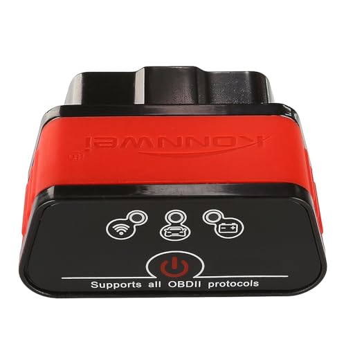 KW903 ELM327 Escáner OBD2 Bluetooth Lector Códigos de Error Motor para Android y Windows Todos Protocolos OBD II