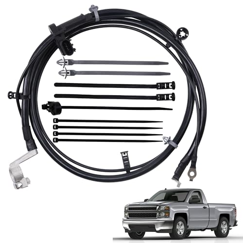 84634113 Battery Negative Cable 84634109 Negative Battery Cable Fit for 2015-2020 Chevy Tahoe Suburban/GMC Yukon Yukon XL/Cadillac Escalade Escalade ESV Replaces GM 23421539,84109461