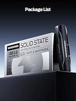 MOVE SPEED 1 TB Solid State Drives, 570 MB/s Lesegeschwindigkeit, externe SSD mit Dual-Port Typ C + USB 3.2 tragbare SSD für iPhone 17/16/15 Serie, Android, Mac, Windows – Ansicht 7
