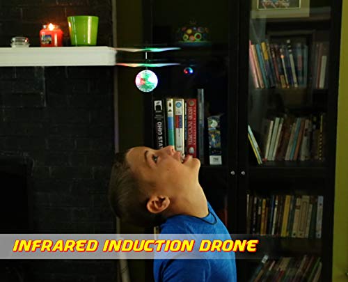 Whirly Ball RC Toy, RC Flying Ball, Small RC Infrared Induction Hand Suspension Drone Helicopter Flying Balls with Flashing LED Lighting for Kids, Flying Toy for Boys and Girls (Single Pack) - Thumbnail 3