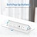 Pop Up Outlets with PD 30W USB Ports, Recessed Hidden Countertop Outlet Connectivity Box, Conference Table Power Hub Power Strip Pop Up Socket with 2 AC Outlet, USB A & USB C Ports, UL Listed