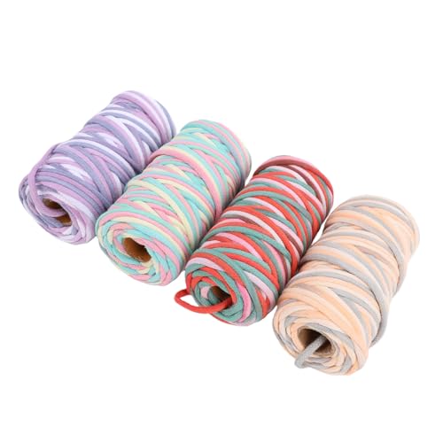 Cordón de algodón trenzado Topiky de 3mm con hilo degradado multicolor para tapices 5