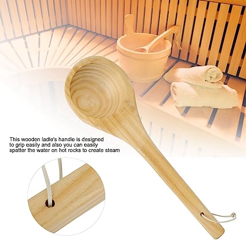 Handmade Spoon Easy to Unique Wooden Spoon for Sauna Garden Spa Hotel for Swimming Pool Home