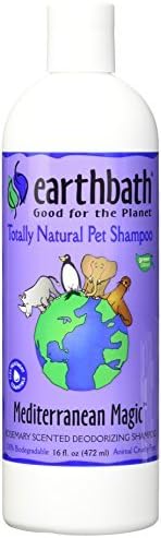 earthbath All Natural Mediterranean Magic Rosemary Scented Deodorizing Shampoo (2 Pack), 16 oz
