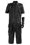 SIDNOR Final Fantasy FF15 XV Noctis Lucis Caelum Noct Jacket Hoodie Cosplay Costume Outfit Black
