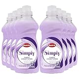 Best-in Concentrated Fabric Softener Conditioner Lavender & Gardenia 750ml x8 Bulk Pack, 30 Washes Each, Long Lasting Fresh Fragrance, Clothes Softener for Laundry, UK Household Essential