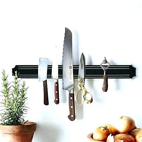 Barra Magnetica per COLTELLI da Cucina CALAMITA Porta Utensili 33CM Fissaggio Muro - immagine 3