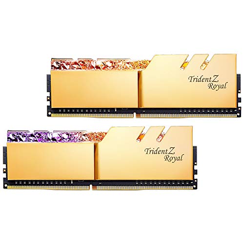 Image of G.SKILL Trident Z Royal 16GB (2 * 8GB) DDR4 3600MHz CL16-19-19-39 1.35V Desktop Memory RAM - F4-3600C16D-16GTRGC