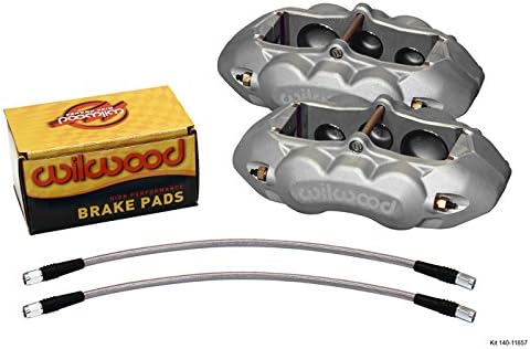 NUEVO KIT DE PINZA DE FRENO ANODIZADA TRANSPARENTE, PASTILLA Y LÍNEA WILWOOD, 6 PISTONES DELANTEROS, COMPATIBLE CON CORBETA 1965-1982, C2, C3