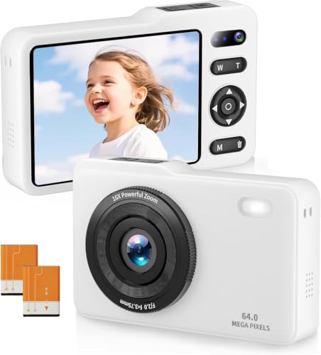 64MP Dual Lens Autofocus Point and Shoot Digital Camera - image 1