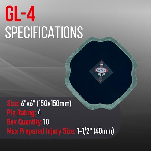 Image of Lotus Gold Line Bias Tire Repair Patches GL-4