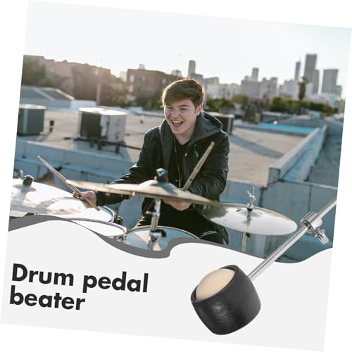 YARNOW madera martillo pedal bombo accesorio percusión miniatura 3