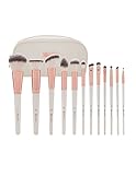 BH Cosmetics 12 Piece Brush Set, Rose Romance