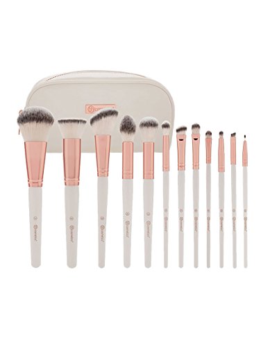 BH Cosmetics 12 Piece Brush Set, Rose Romance
