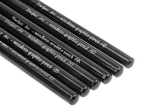 6pcs Woodless Pencil set - -grafite matita HB, 2B