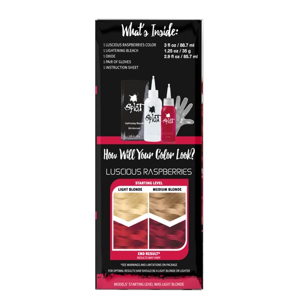 Miniatura 3 de Splat Rebellious Colors - Kit de coloración para el cabello, frambuesas deliciosas (paquete de 3)