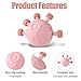 Finger Grip Strengthener, New Silicone Finger Exerciser Gripper Strong Elasticity Hand Grip Strength Trainer for Musicians Wood Carving Rock Climber Fitness Enthusiasts (Pink)