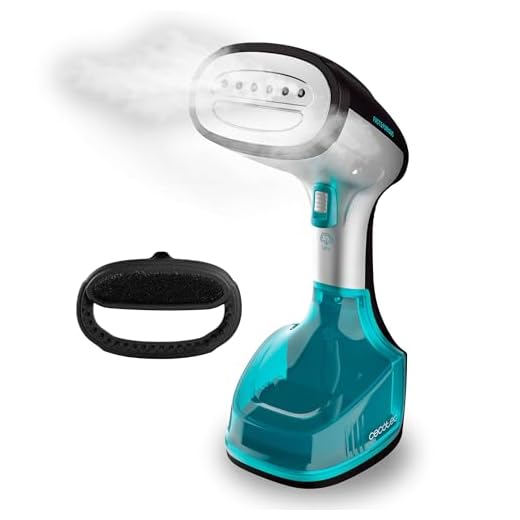 Cecotec Plancha Vertical Vapor Fast&Furious 4020 Force. 1400 W, Vapor Continuo 25g/m, 2 Modos, Autoapagado, Calentamiento en 30 Segundos, Panel Táctil, Incluye Cepillo Clean Brush