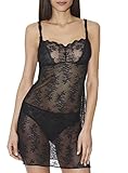 Aubade Damen Nightgown AUBADE A L'AMOUR SCHWARZ 46