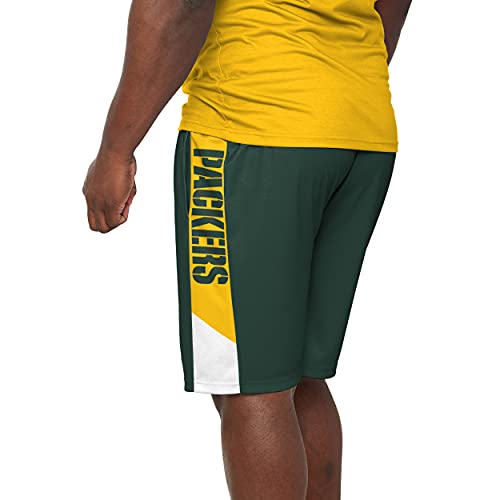 Image of FOCO NFL Mens NFL Team Logo Side Stripe Training Shorts