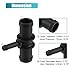 uxcell Engine Coolant Hose Connector for BMW MINI Cooper S R53 2002-2006 for BMW MINI Cooper S R52 2005-2008 No.17127518614