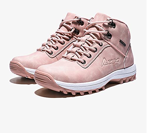 Sapatos de caminhada femininos elegantes, antiderrapantes, resistentes ao desgaste e respiráveis, co