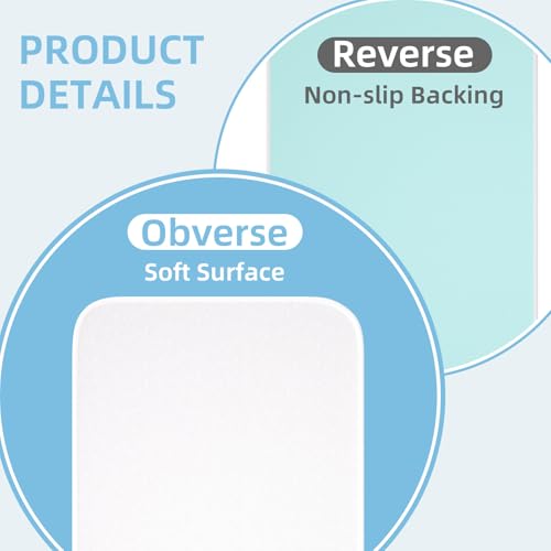 Image of Ultra-Absorbent Extra Large Washable Waterproof Bed Pads 60 inchX80 inch Reusable, Leakproof Incontinence Bed Pads for Adults, Babies & Pets , Waterproof Bed Wetting Pads & Sheet Blanket(Green&White)