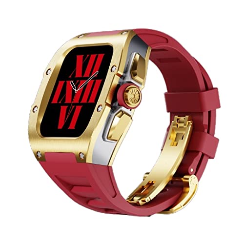 Coque en alliage de titane Apple Watch 45mm : kit modification luxe iWatch 8