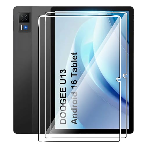 Vetro Temperato Per DOOGEE U13 13 Pollici – 2 Pezzi, Durezza 9H, Antigraffio E HD Trasparente, Protezione Schermo Perfetta