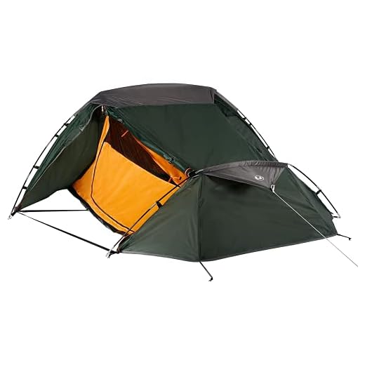 Ultrasport Trekking tienda, color verde/naranja, tamaño 3 personas